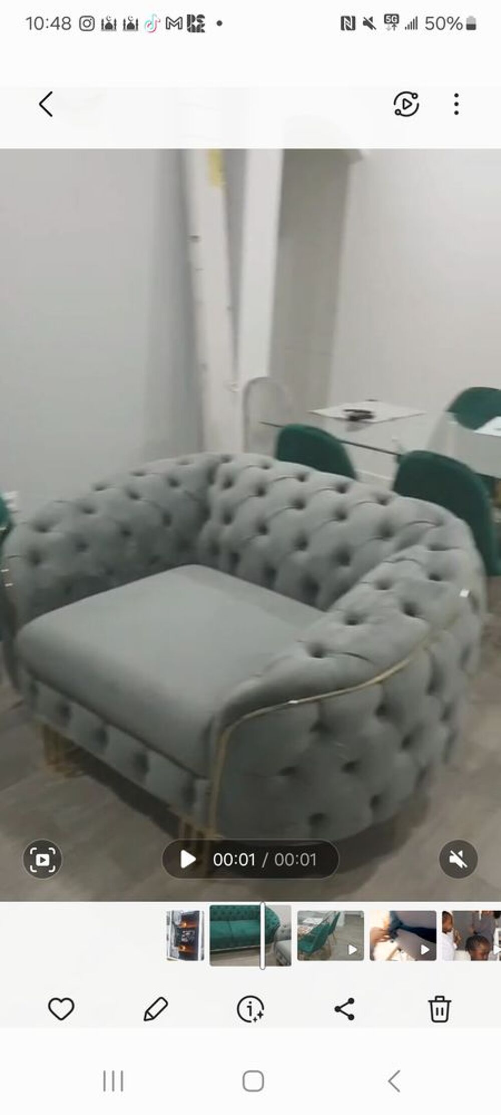 Ensemble salon canap&eacute; table Meubles