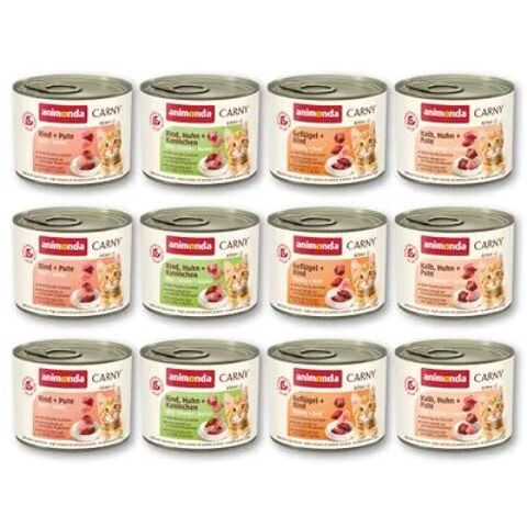 Lot mixte pour chaton animonda Carny 12 x 200 g 4 vari&eacute;t&eacute; 11 66000 Perpignan