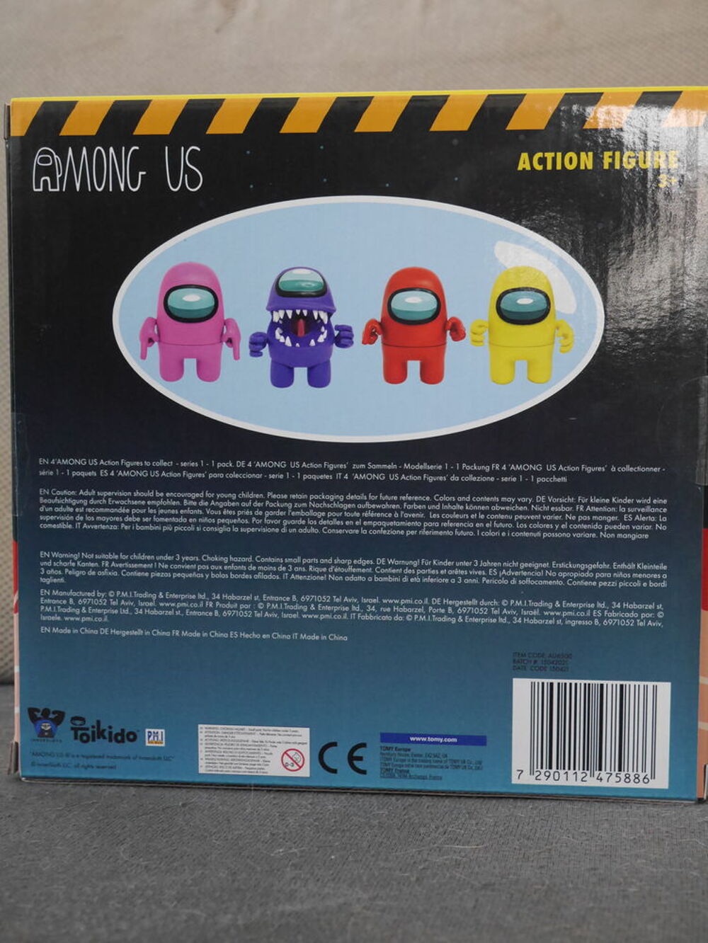 Action Figure - Toikido - AMONG US - 1 figurine jaune - S&eacute; Jeux / jouets