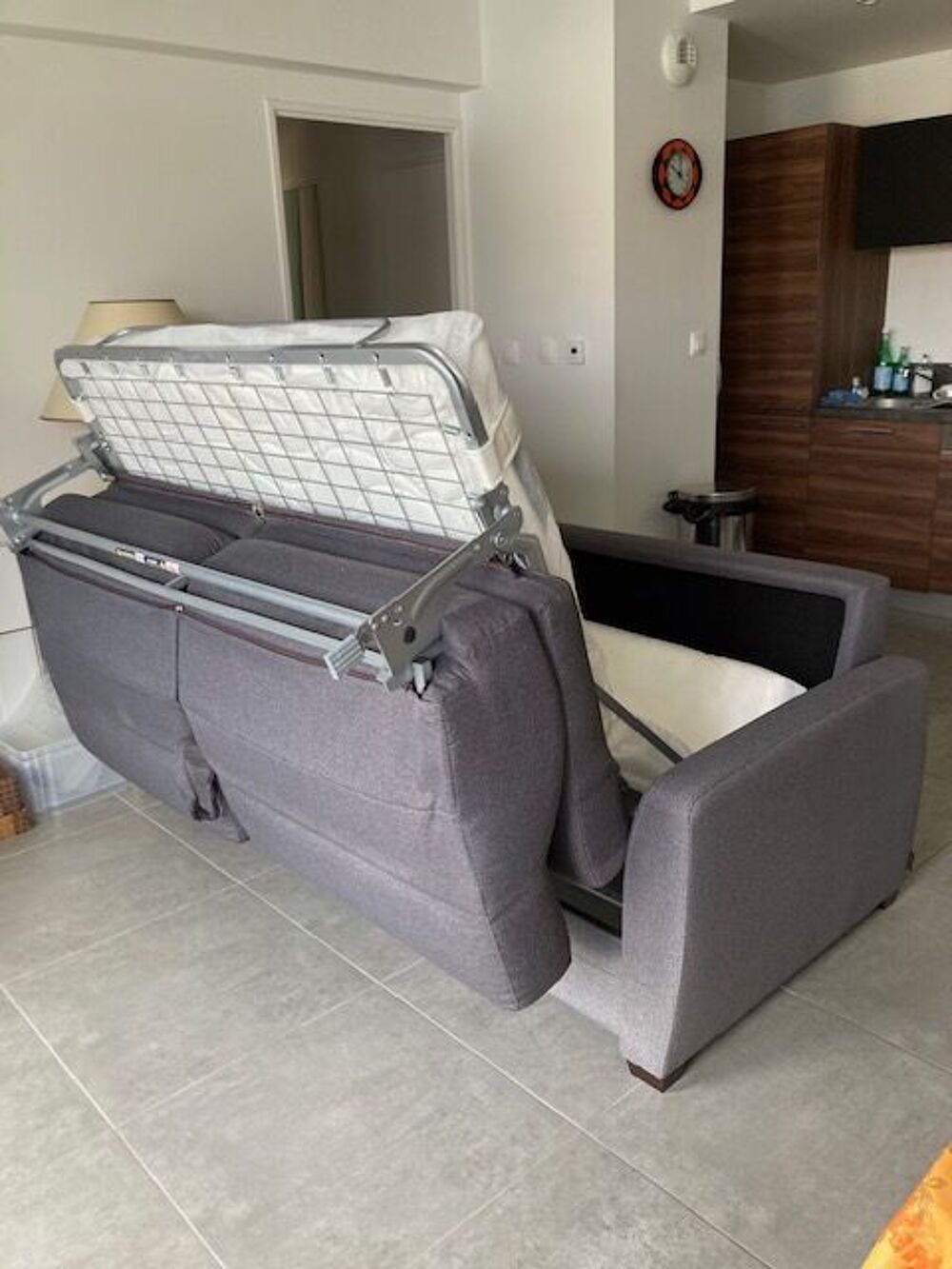 Canap&eacute; convertible 3 places ? Couchage 140x190 ?Matelas DIVA Meubles