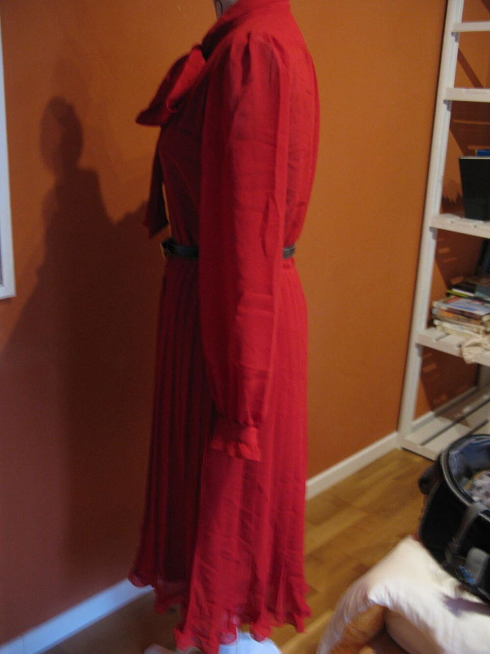 ROBE femme rouge "Gerard Pasquier" COMME NEUVE Vêtements