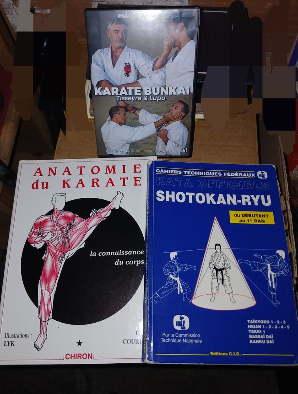 SHOTOKAN-RYU KATA officiels 1er Dan + DVD bunkai + anatomie Livres et BD