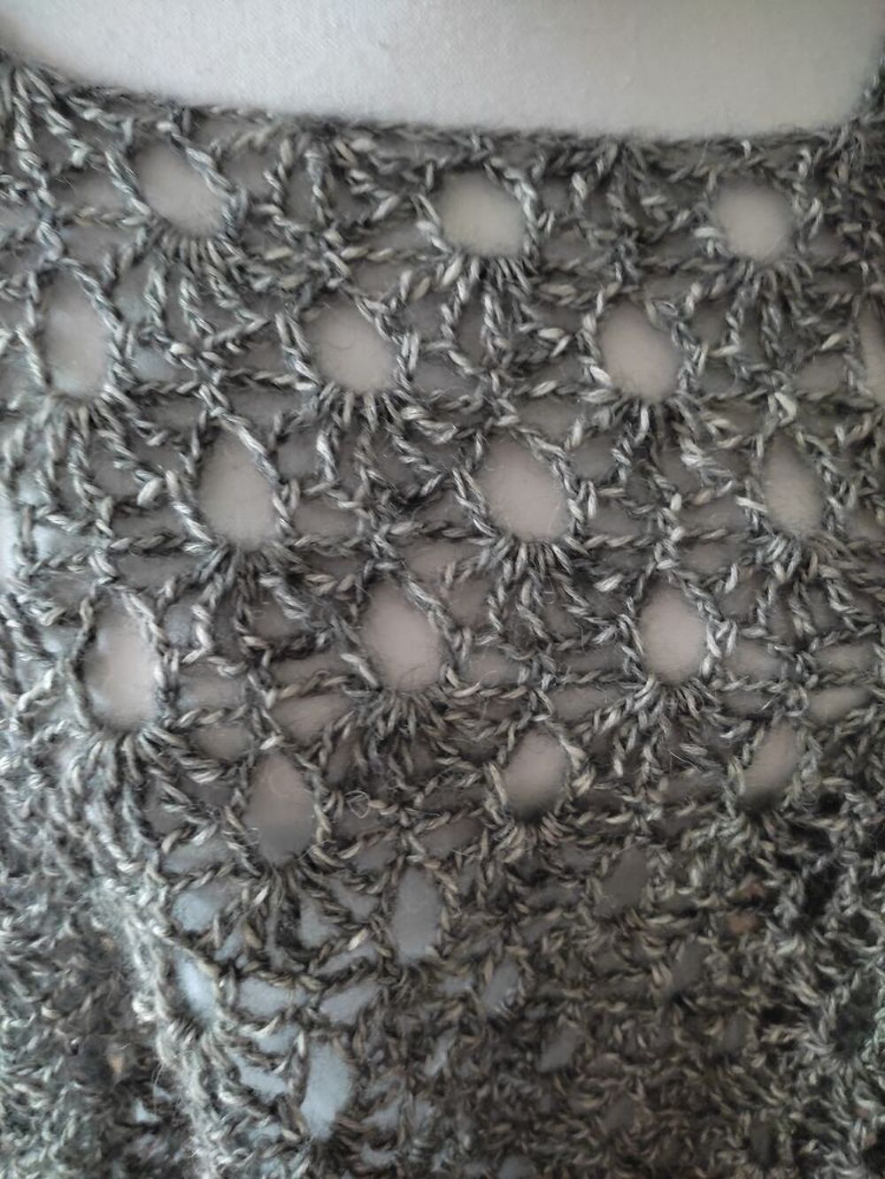 poncho au crochet fait main Vêtements