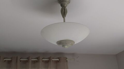 Suspension, globe en verre granit 20 Communay (69)