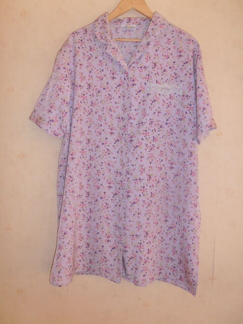 Chemise de nuit mauve fleurie (82) 15 Tours (37)