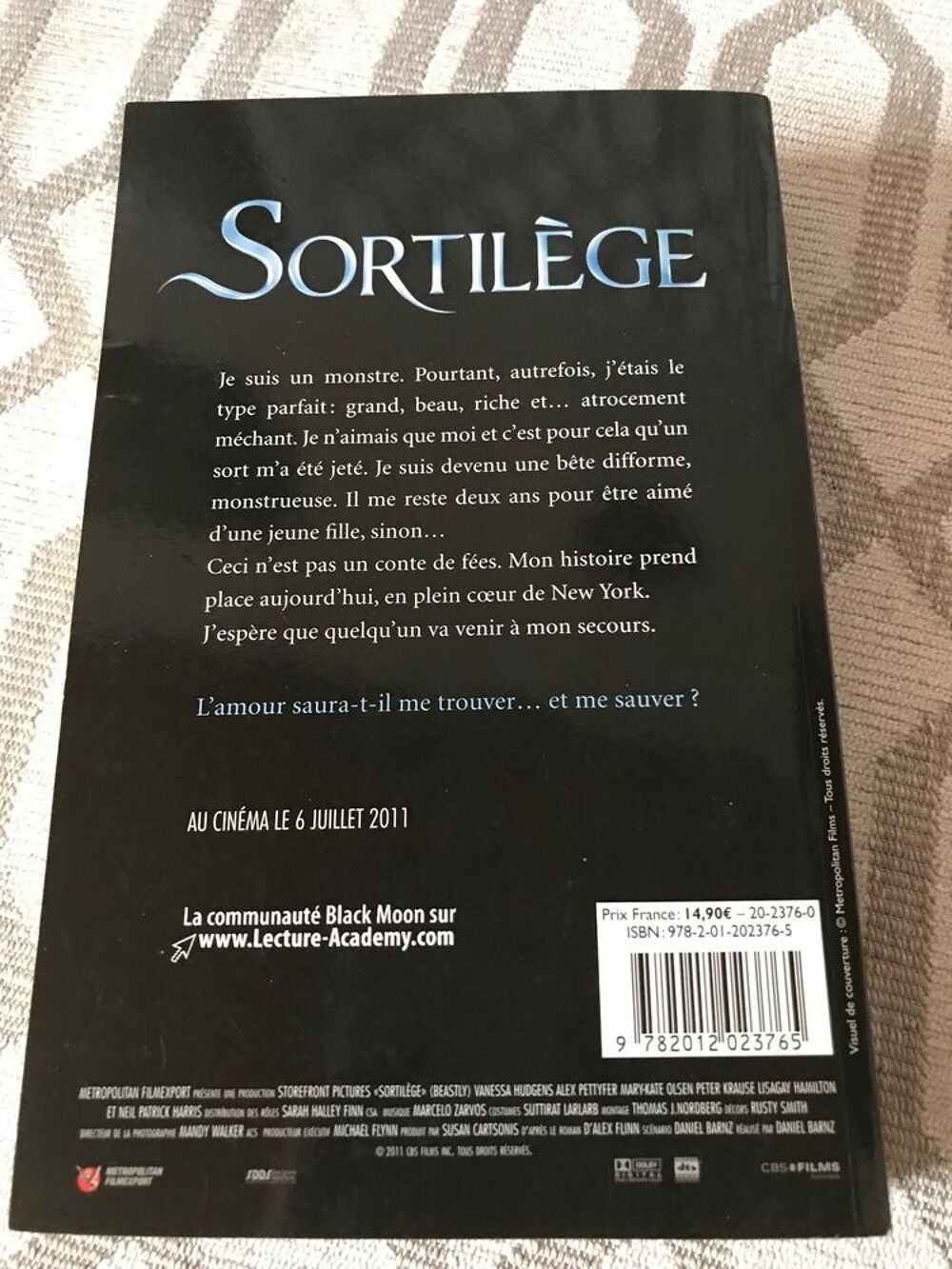 Sortil&egrave;ge Alex Flinn Livres et BD