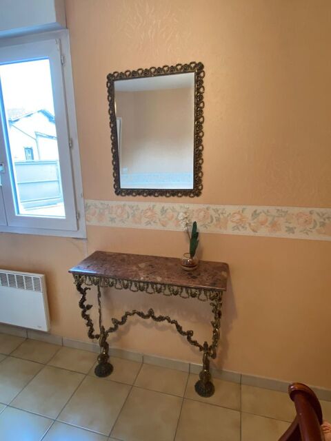 Console et miroir vintage  Les sirnes  98 Genas (69)