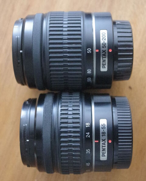 ObjectifsPentax 18-55, 50-200 + accssoires 0 Rez (44)