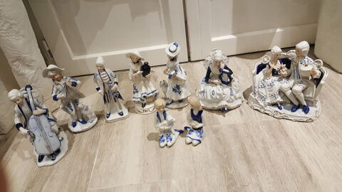 Figurines porcelaine marquise et ses sujets de belle qualit 120 Grigny (91)