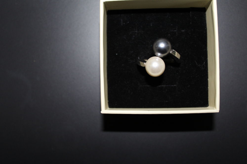 Bague argent 925 /perles Bijoux et montres