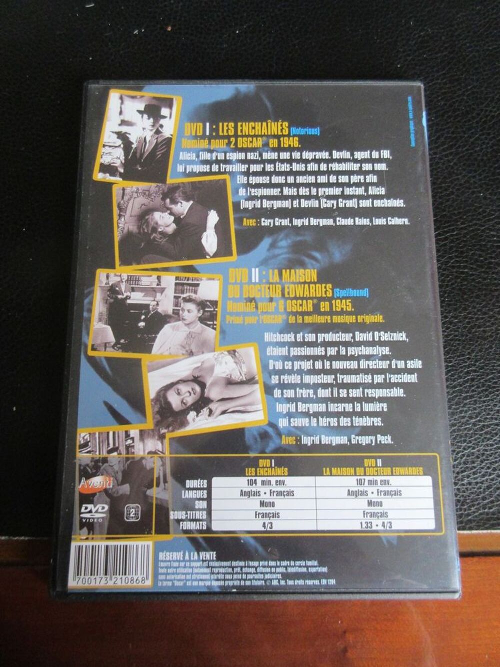 Double dvd Hitchcock DVD et blu-ray