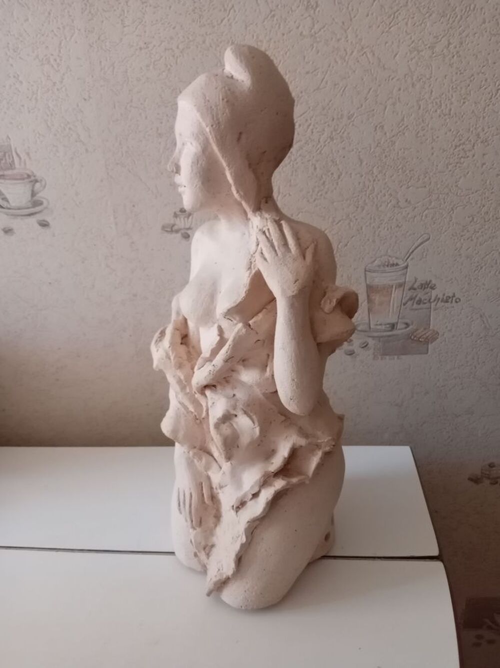 Statuette terre cuite Décoration
