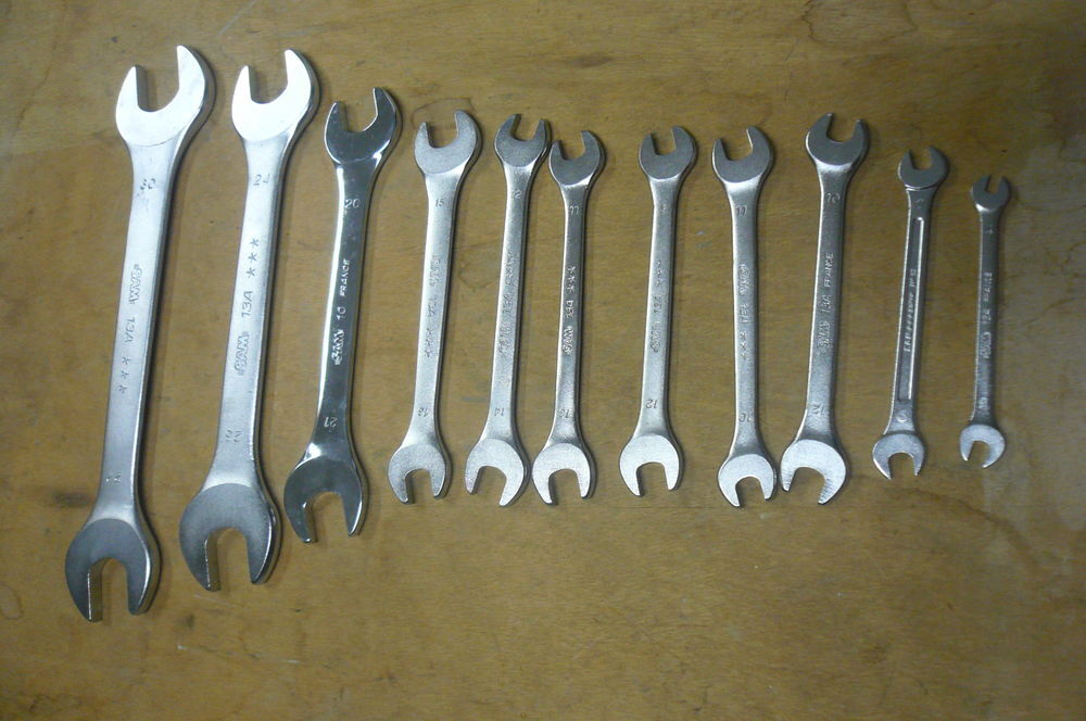 serie de 11 cles plates Neuves SAM Bricolage