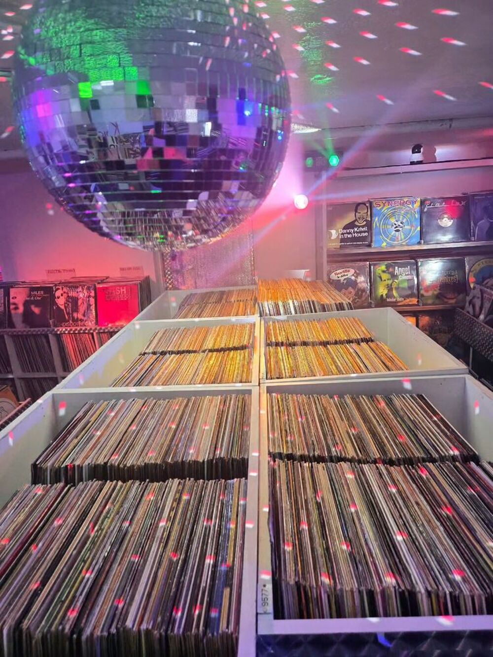 collection de disque vinyle en tout genre et format CD et vinyles