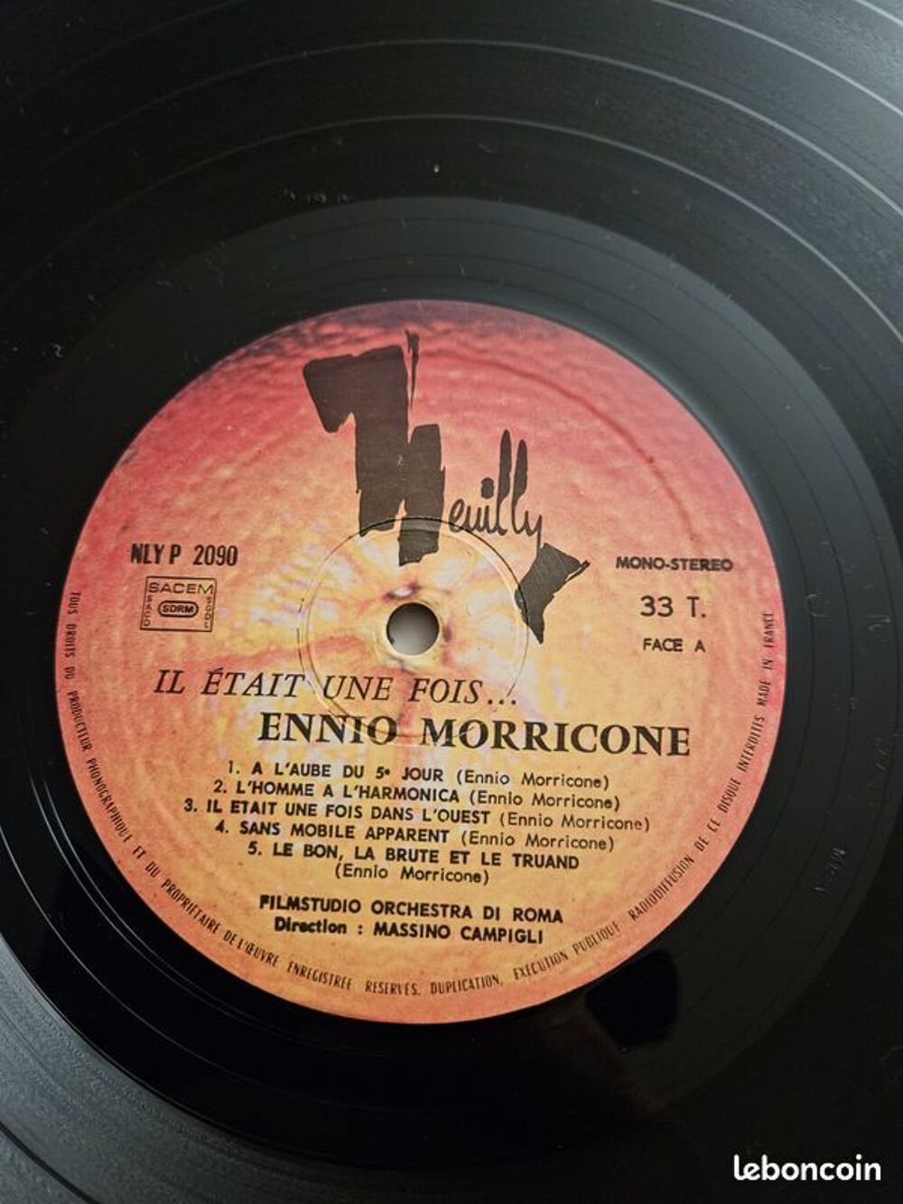 Il Etait Une Fois..33t vinyle. Ennio Morricone CD et vinyles