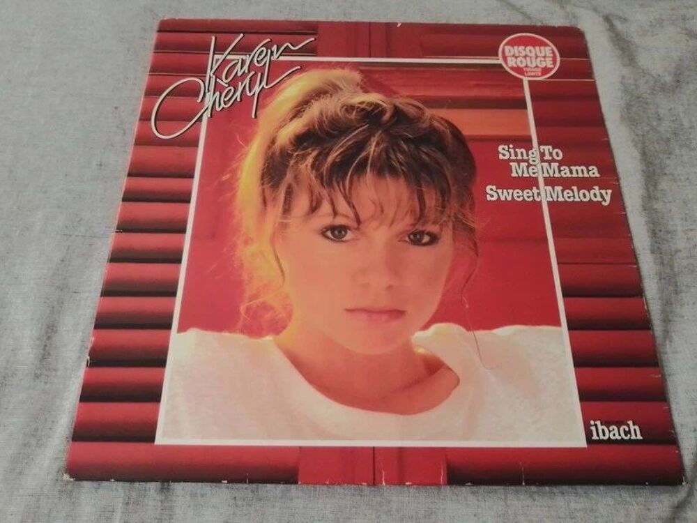 Karen Cheryl Lot De 2 Vinyles Lp 33 Tours Couleur Rouge
CD et vinyles