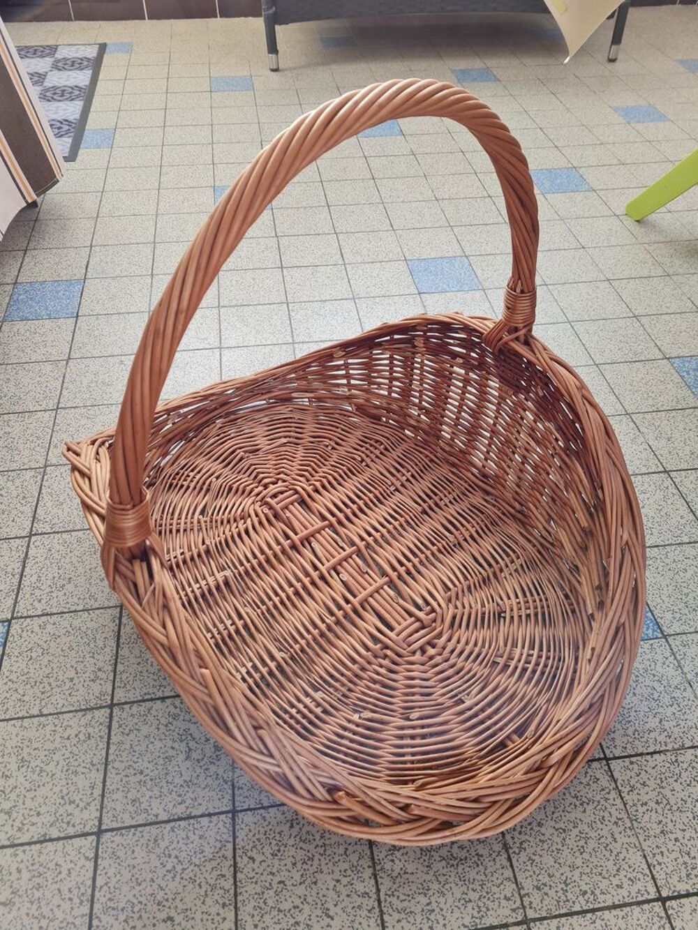 Panier pour bois chemin&eacute;e Dcoration