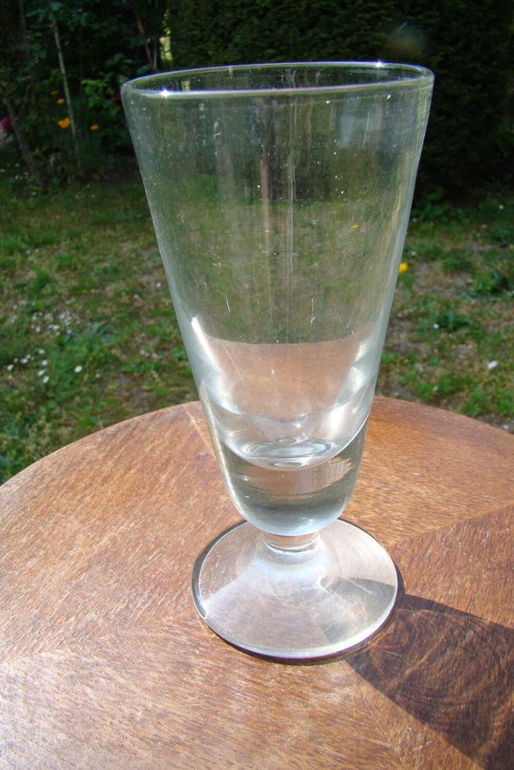 5 anciens verres &agrave; absinthe Epoque 1900 
