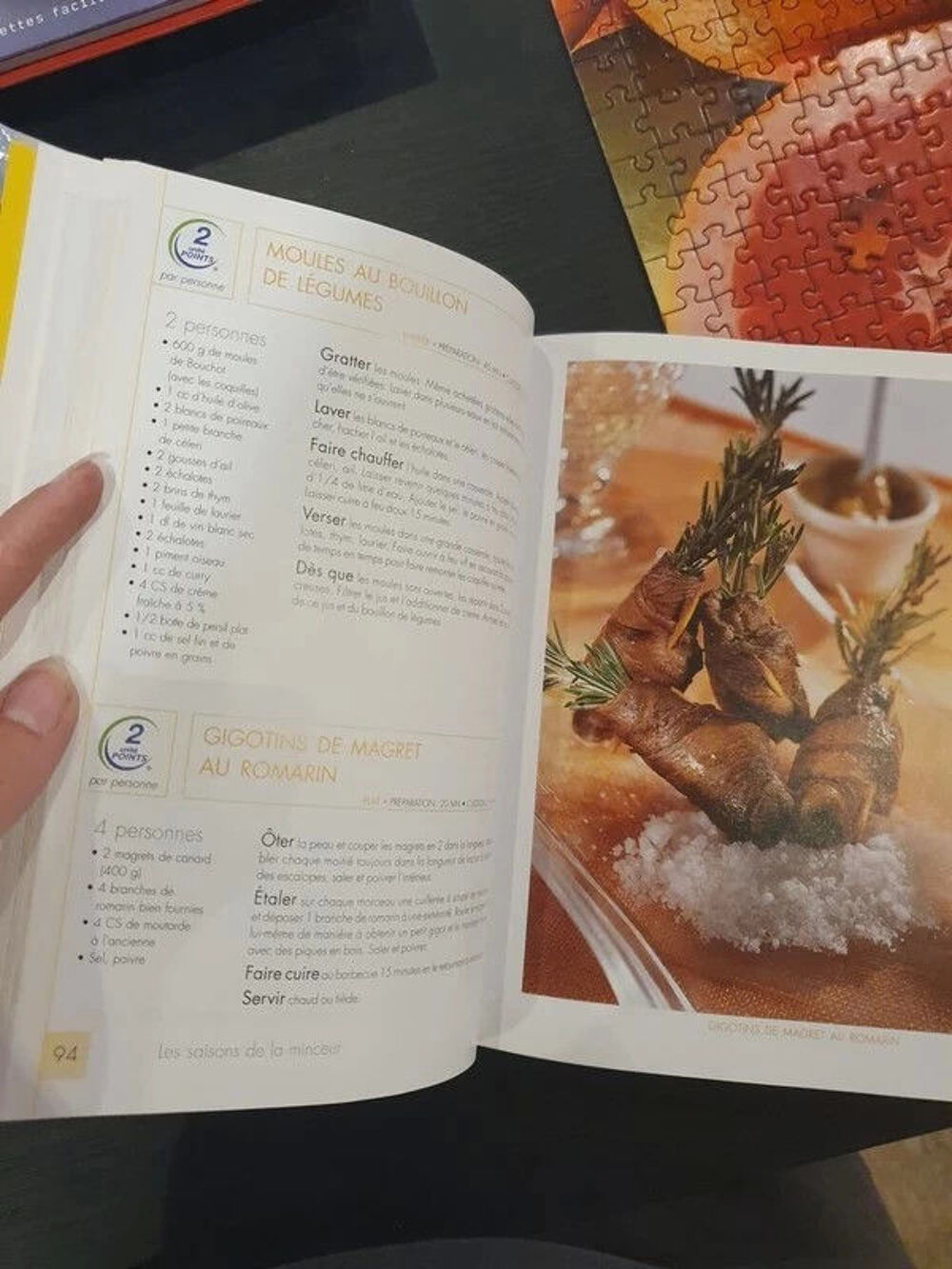 livre de cuisine - weight watcher 
Livres et BD