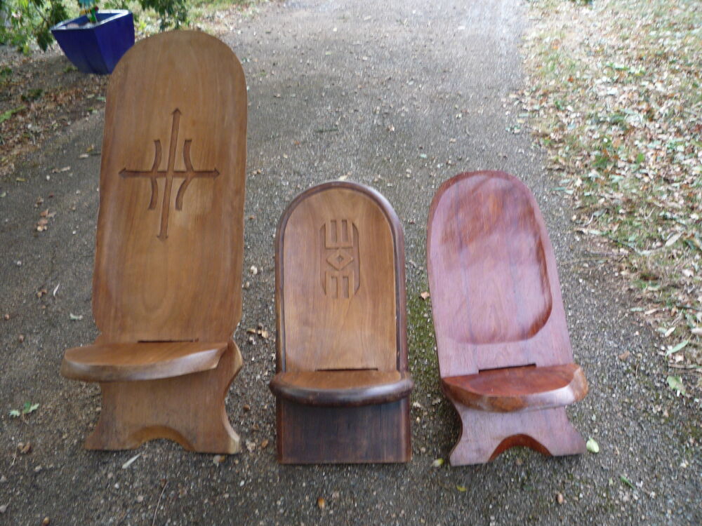 Chaise Pliante Tribale Africaine / si&egrave;ge palabre Meubles