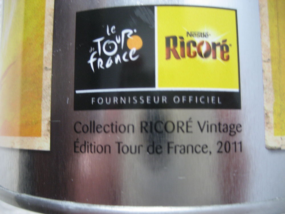 Boite m&eacute;tal &quot; RICORE &quot; collector, Tour de France,2011,neuve 