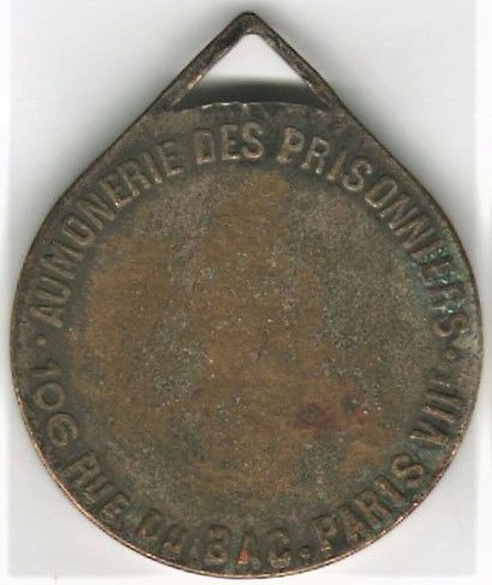 M&eacute;daille fran&ccedil;aise de l'Aum&ocirc;nerie des Prisonniers de Guerre 