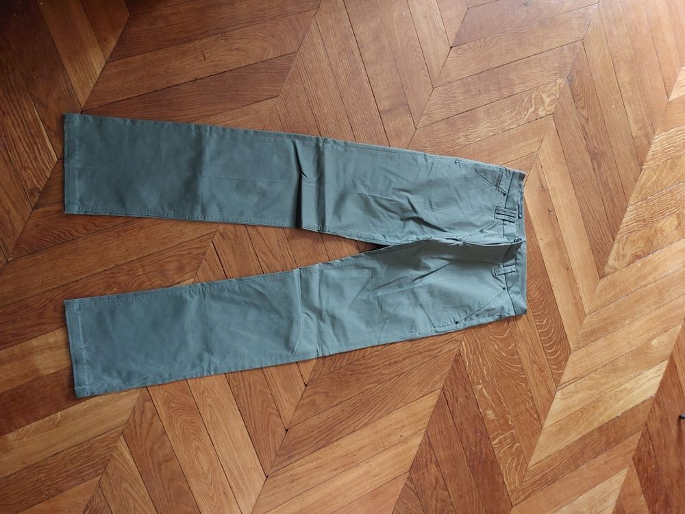 pantalon droit gris taille 38 Vêtements