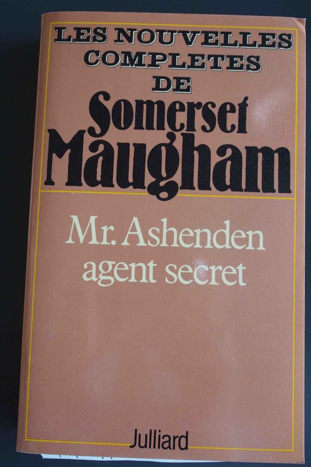 Mr. ASHENDEN AGENT SECRET- Somerset Maugham, Audio et hifi