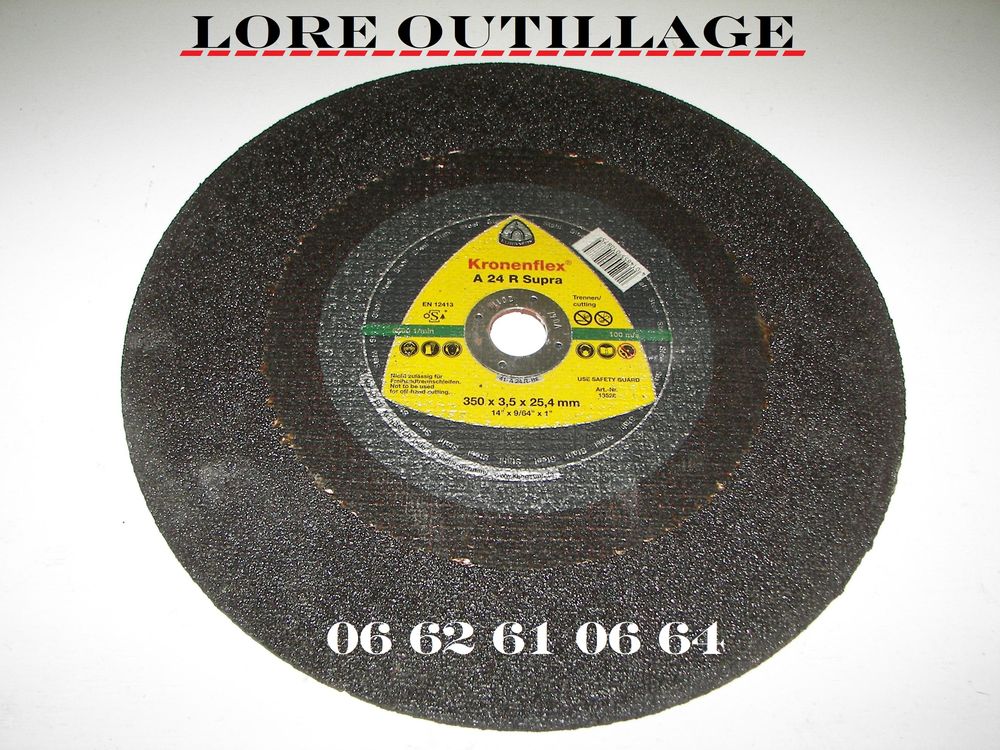 KRONENFLEX disque acier 350 mm Bricolage