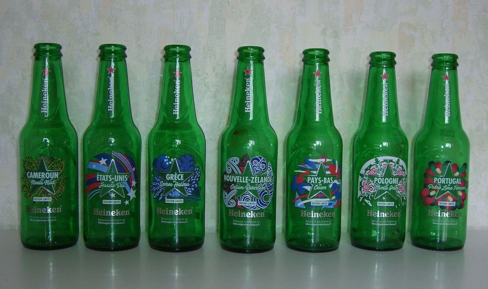 Bouteilles collector Heineken 2018 Coupe du Monde de Foot 