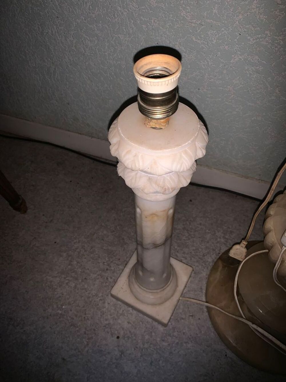 LAMPE EN ALBATRE Dcoration