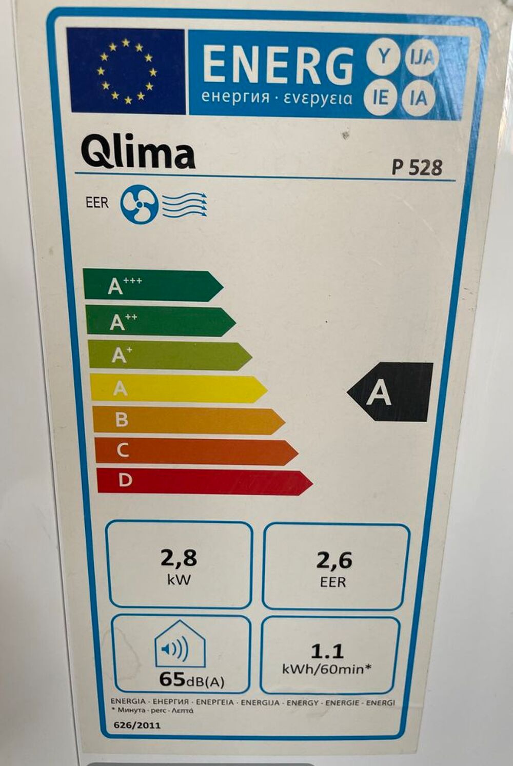 Climatiseur Qlima P 528 Electroménager