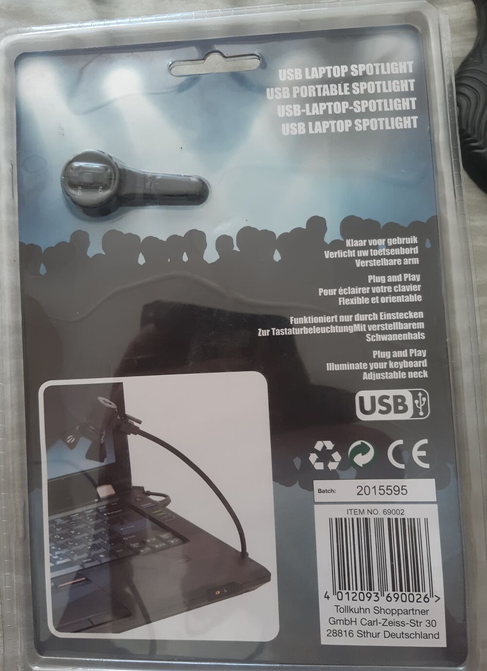 Lampe LED USB Flexible orientable 1 LED Matériel informatique