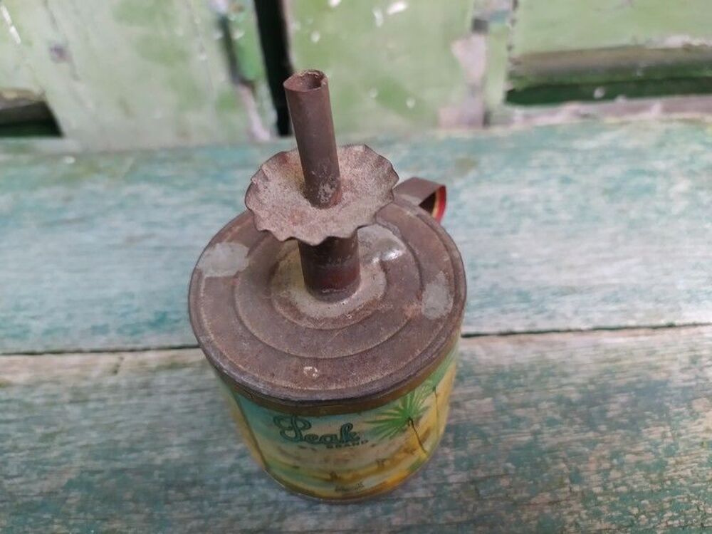 Rare Peak Brand Milk Old tin Box Boite de Lait Ancienne
