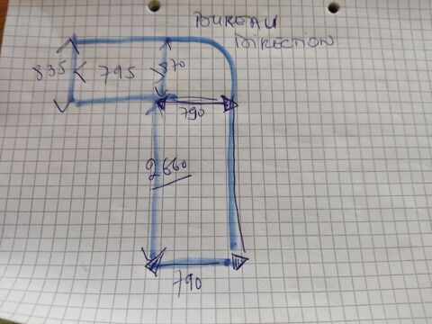 BUREAU DE DIRECTION avec CAISON - TB tat 270 Goncelin (38)