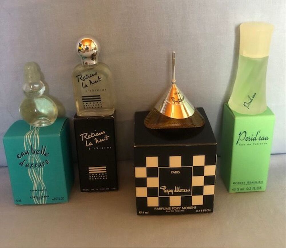 Collection de Miniatures de parfums - ann&eacute;es 70-90 