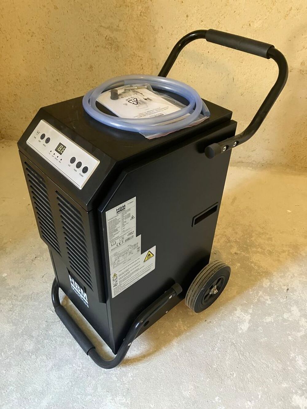 D&eacute;shumidificateur de chantier professionnel, 860 W, 70 l/j Bricolage