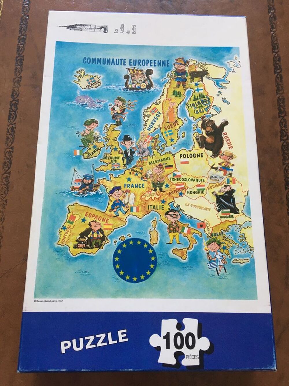 Puzzle "Communaut&eacute; Europ&eacute;enne" Jeux / jouets