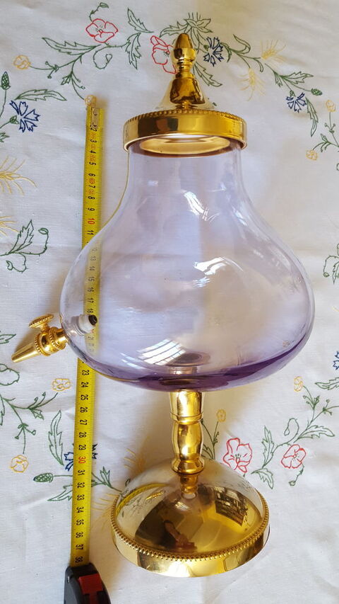 FONTAINE  DE  TABLE en cristal  art d�co vintage 120 Saumur (49)
