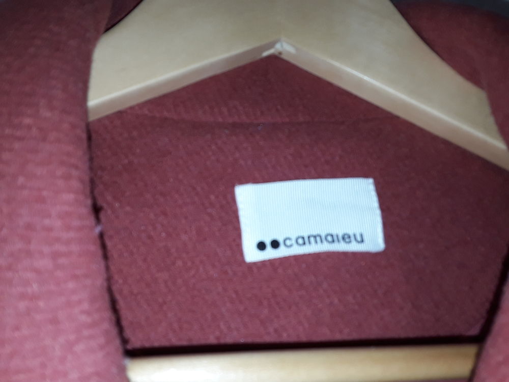 manteau F 38/40 rouge excellent &eacute;tat Camieu Vêtements