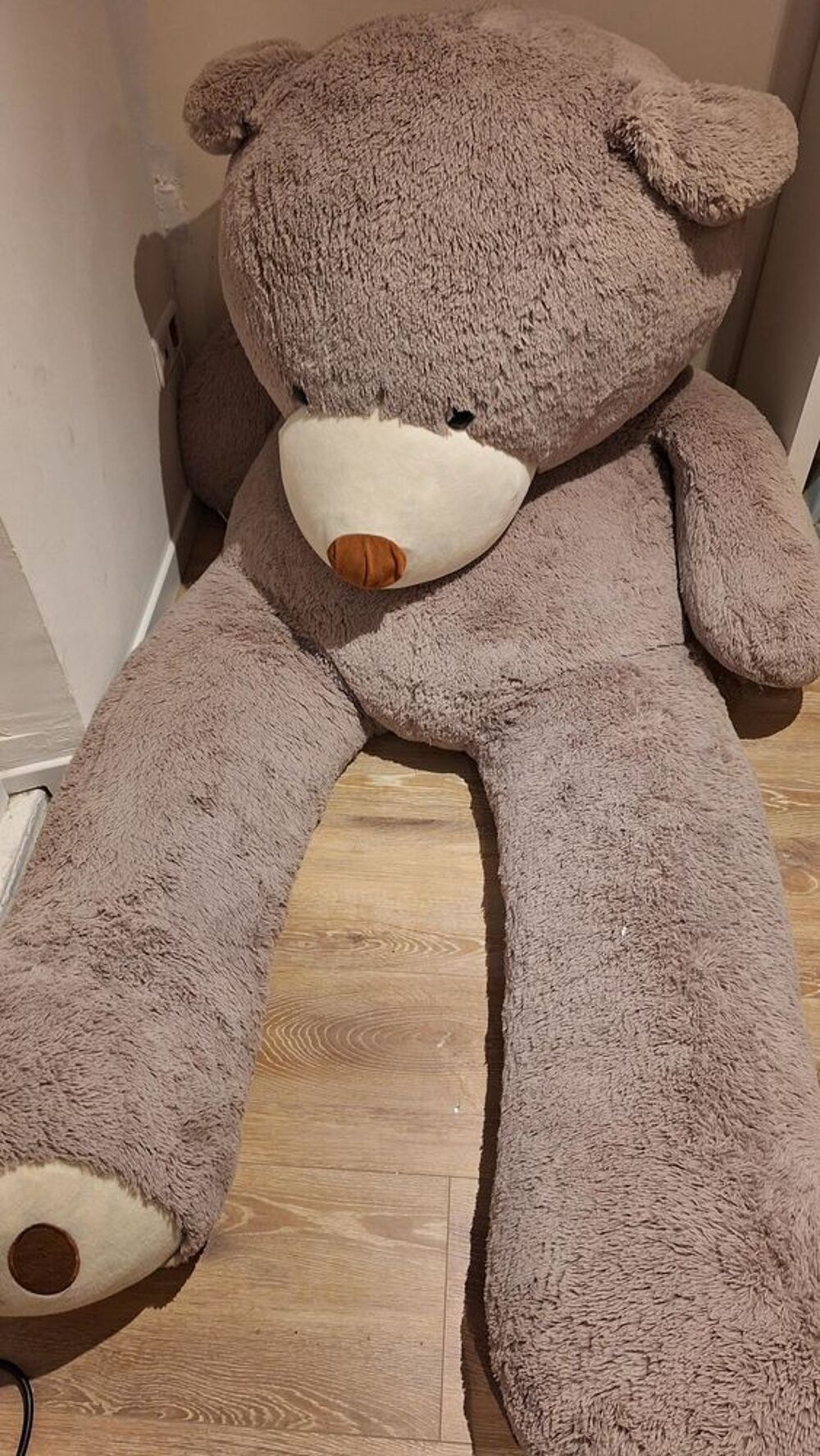 Enorme ours 2025 en peluche 2m