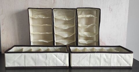 Rangements pliables en tissu NEUFS (12 euros le lot de 5) 12 Metz (57)