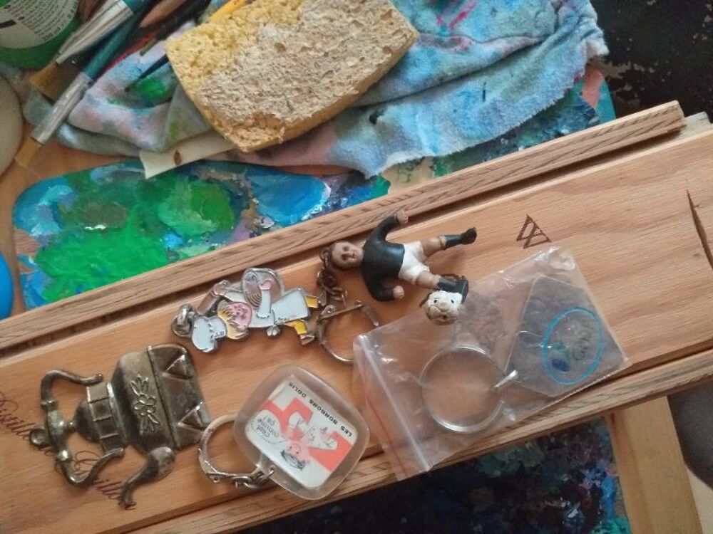lot de 5 PORTE CLES VINTAGE
