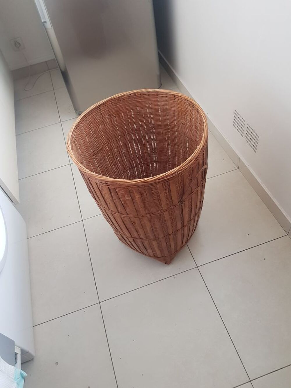 Panier &agrave; linge Osier Décoration