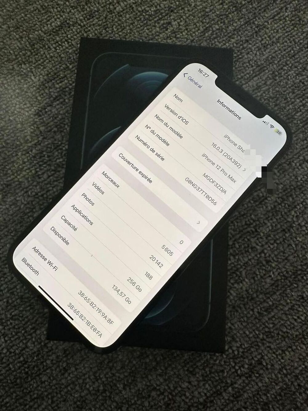 iPhone 12promax 256gb Téléphones et tablettes