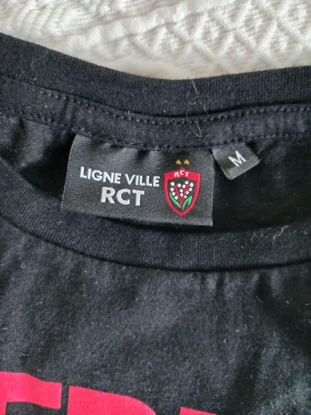 maillot supporter RCT Jonny taille M neuf Vtements