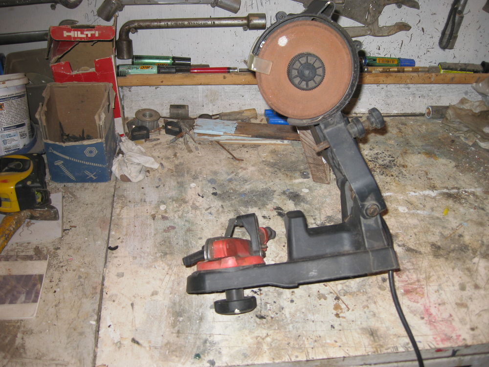 Meule pour chaine de tron&ccedil;onneuse Bricolage