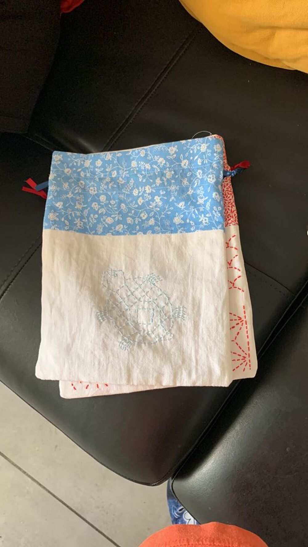 SAC POCHON A COULISSES * FAIT MAIN * IDEAL CADEAU Décoration