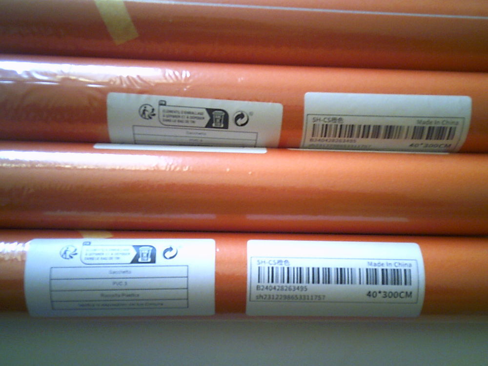 rouleau adh&eacute;sif orange Bricolage