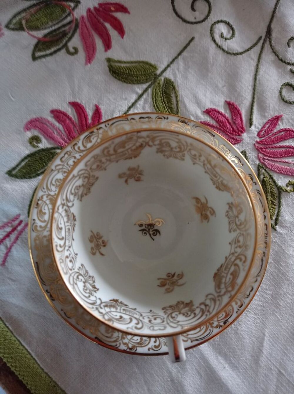 porcelaine de service &agrave; caf&eacute; de limoge des ann&eacute;e 50 Cuisine